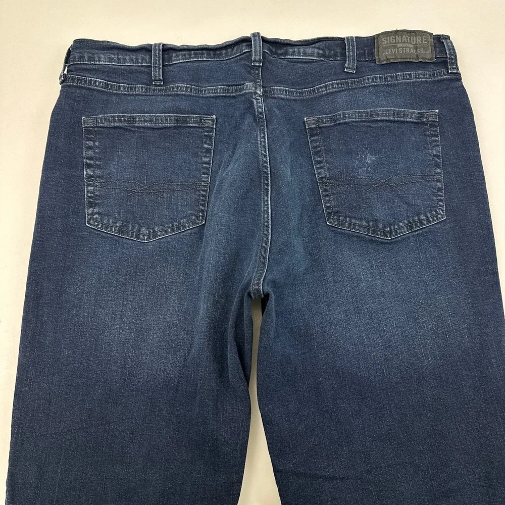 Signature by Levi Strauss Athletic Jeans‎ Mens 40x32 Dark Wash Gold Label Denim